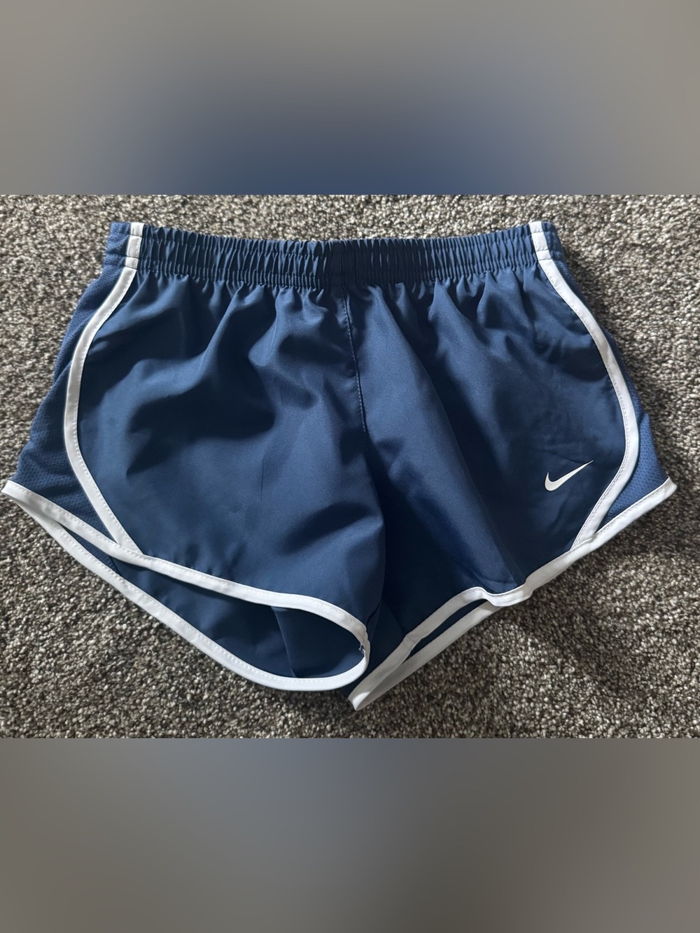 Girls Nike Dri-FIT Tempo Running Shorts Size small NWT Blue